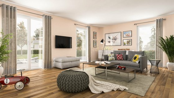 Bungalow-131-Wohnzimmer Wohnzimmer