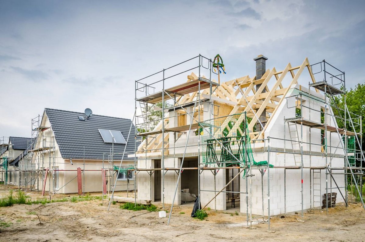 Baustelle-Hausbau-Nachverdichtung