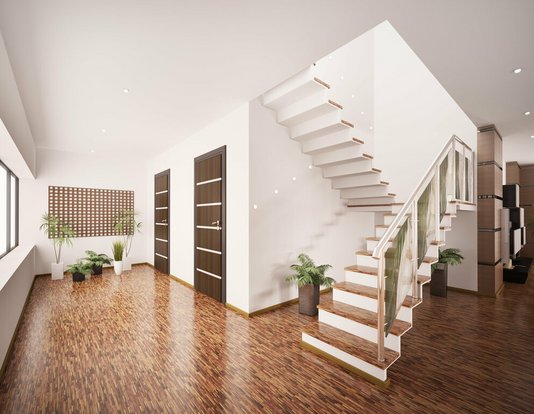 Fotolia_28424039_Subscription_XXL Flur mit Treppe